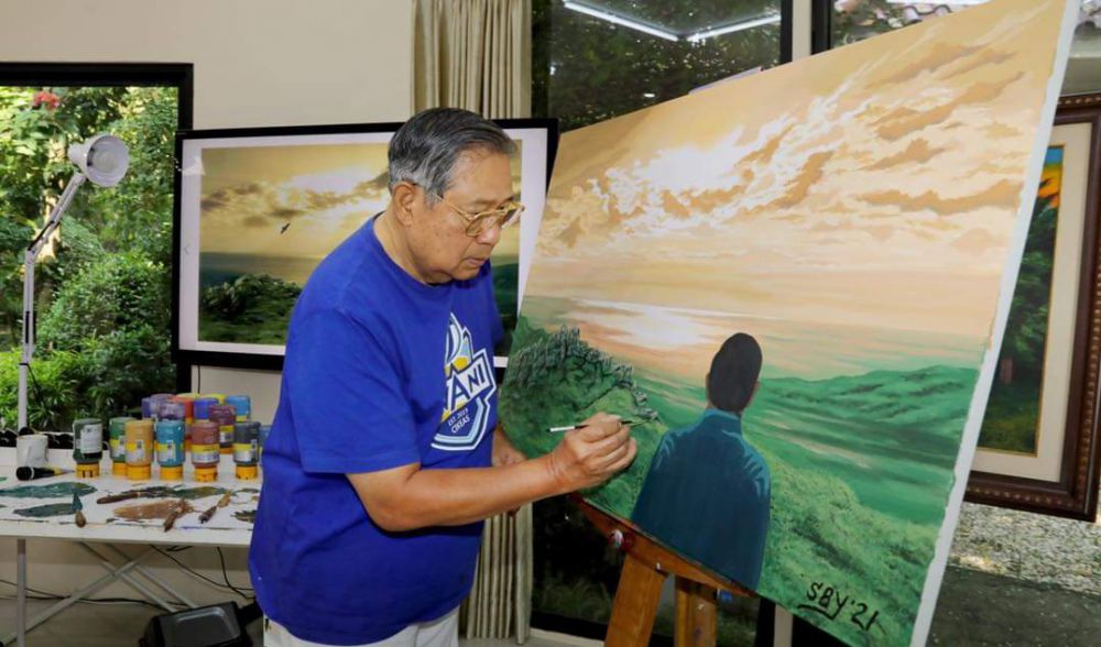 SBY pamer lukisan 