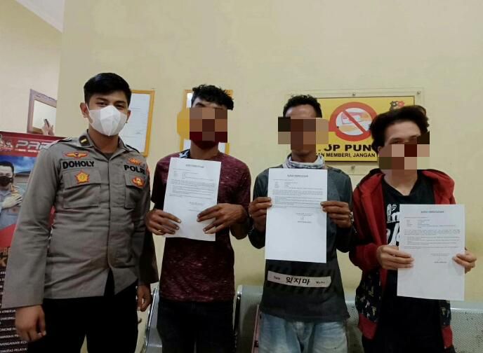 Kerap malakukan aksi meresahkan, pemuda yang kerap melakukan pungli akhinya harus berurusan dengan pihak berwajib