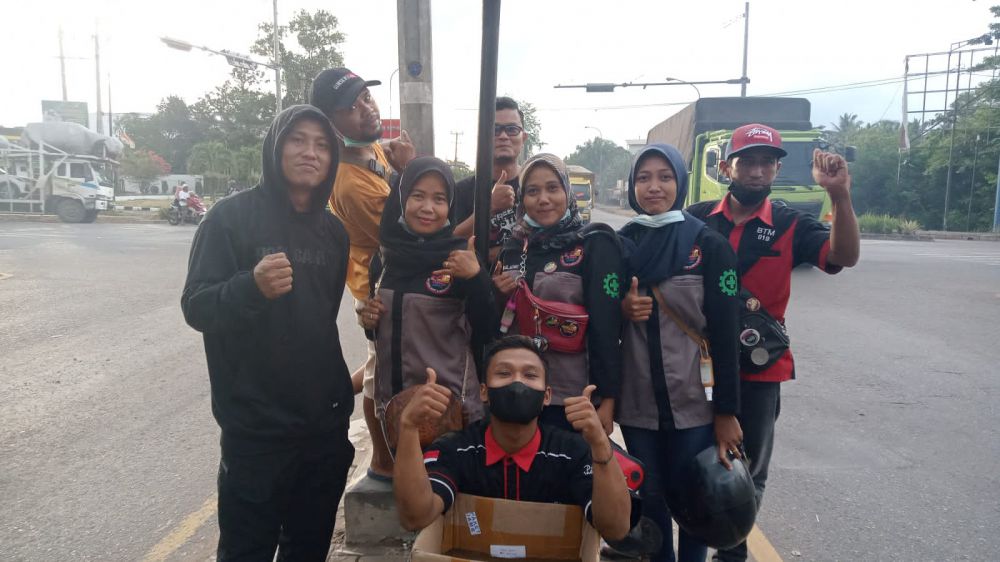 Lintas Komunitas Jambi Peduli (LKJP) Galang Dana untuk Amir Penderita Radang Tulang Infeksi Akut.