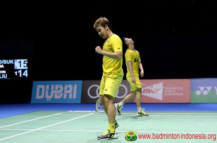 Kevin Sanjaya dan Marcus Gideon/Badminton Indonesia