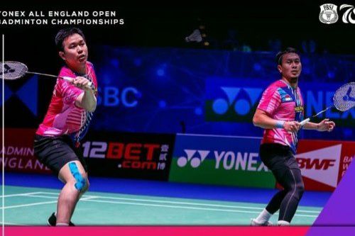 Pasangan Ganda Putra Indonesia Hendra Setiawan/Mohammad Ahsan melaju ke babak final All England 2022-Tangkapan Layar-Instargam @bandiminton.ina