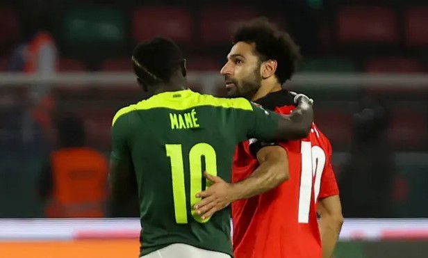 Sadio Mane dan Mohamed Salah.