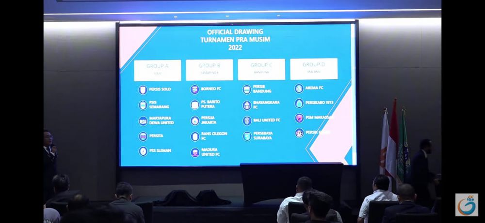 Hasil Drawing Piala Presiden 2022--