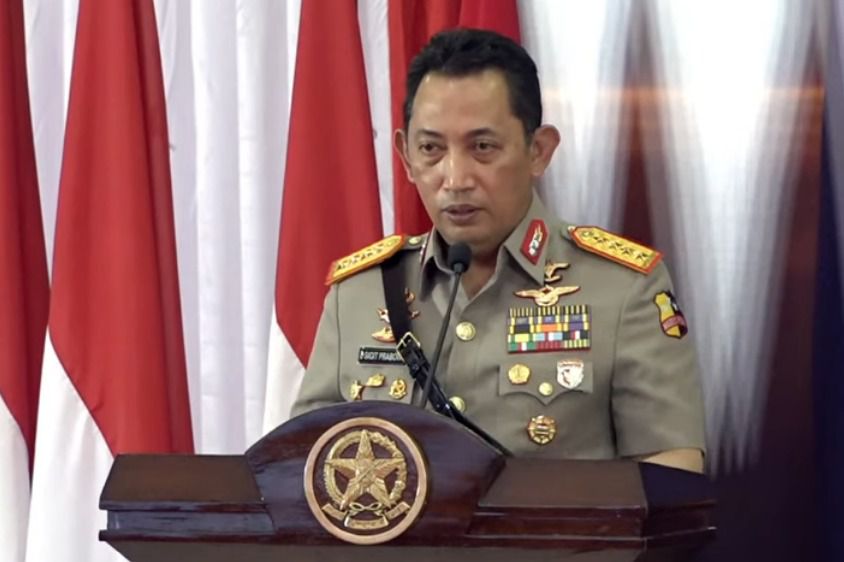 Kapolri Jenderal Pol Listyo Sigit Prabowo -Tangkapan layar.
