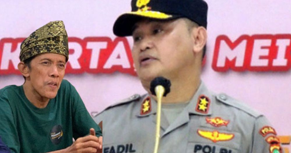 Kolase foto: Masril (kiri) dan Kapolda Metro Jaya Irjen Fadil Imran.