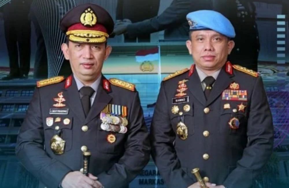 Kapolri Jenderal Pol Listyo Sigit Prabowo dan Irjen Pol Ferdy Sambo.