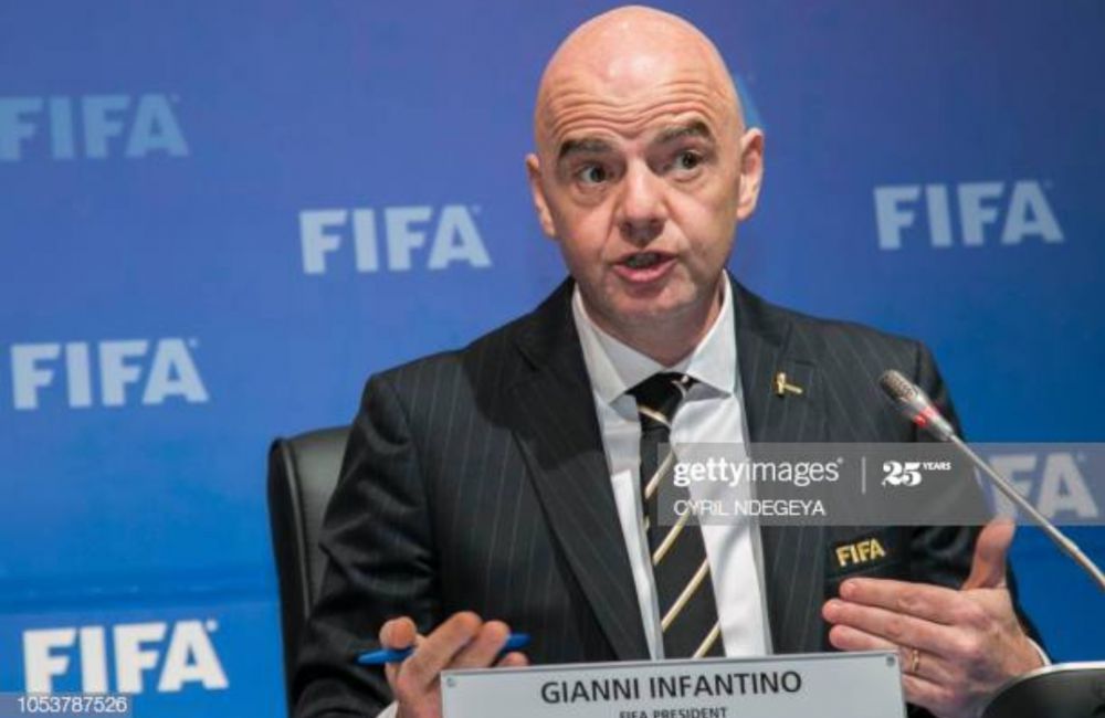 President FIFA, Gianni Infantino.