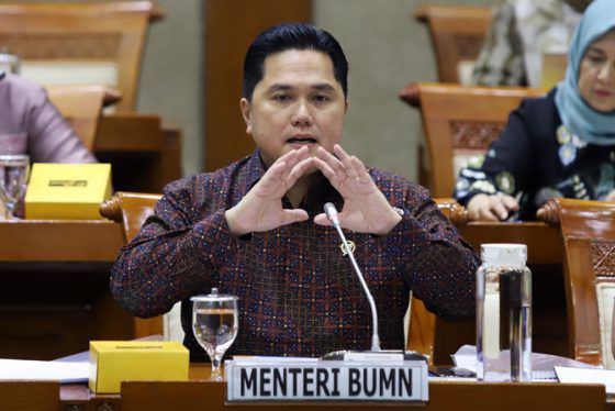 Menteri BUMN Erick Thohir.