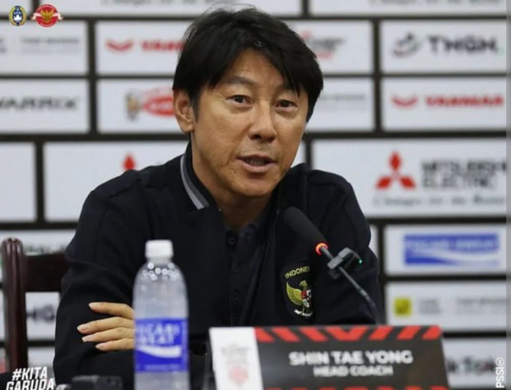 Pelatih Timnas Indonesia, Shin Tae Yong.