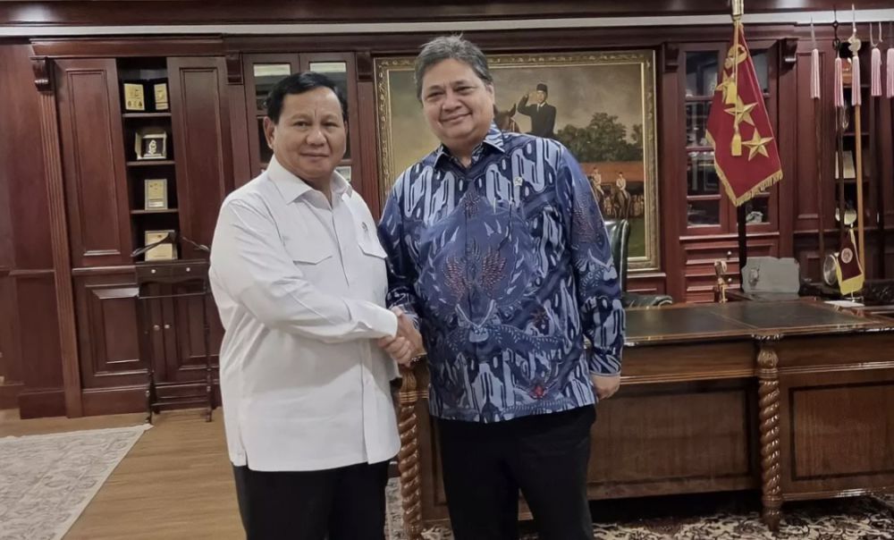 Prabowo dan Airlangga.