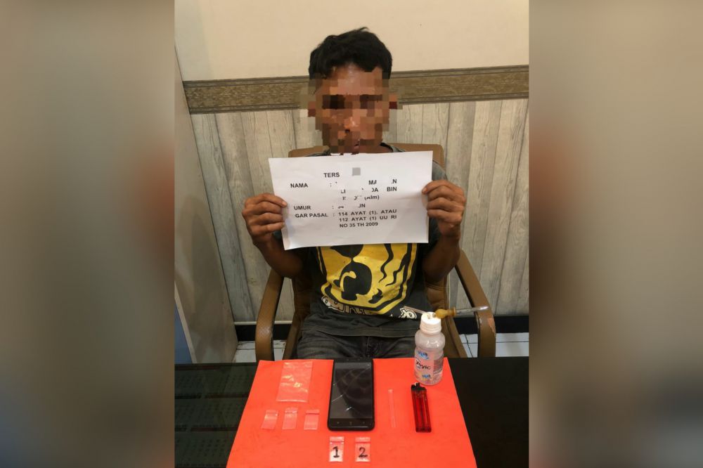 Sabu Seberat 0,70 Gram dan Satu Orang Pelaku Diamankan Polisi