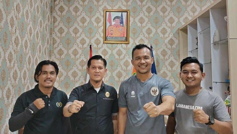 Perdana, Silaturahmi Pengurus PWI Kota Jambi Disambut Hangat Kepala Basarnas