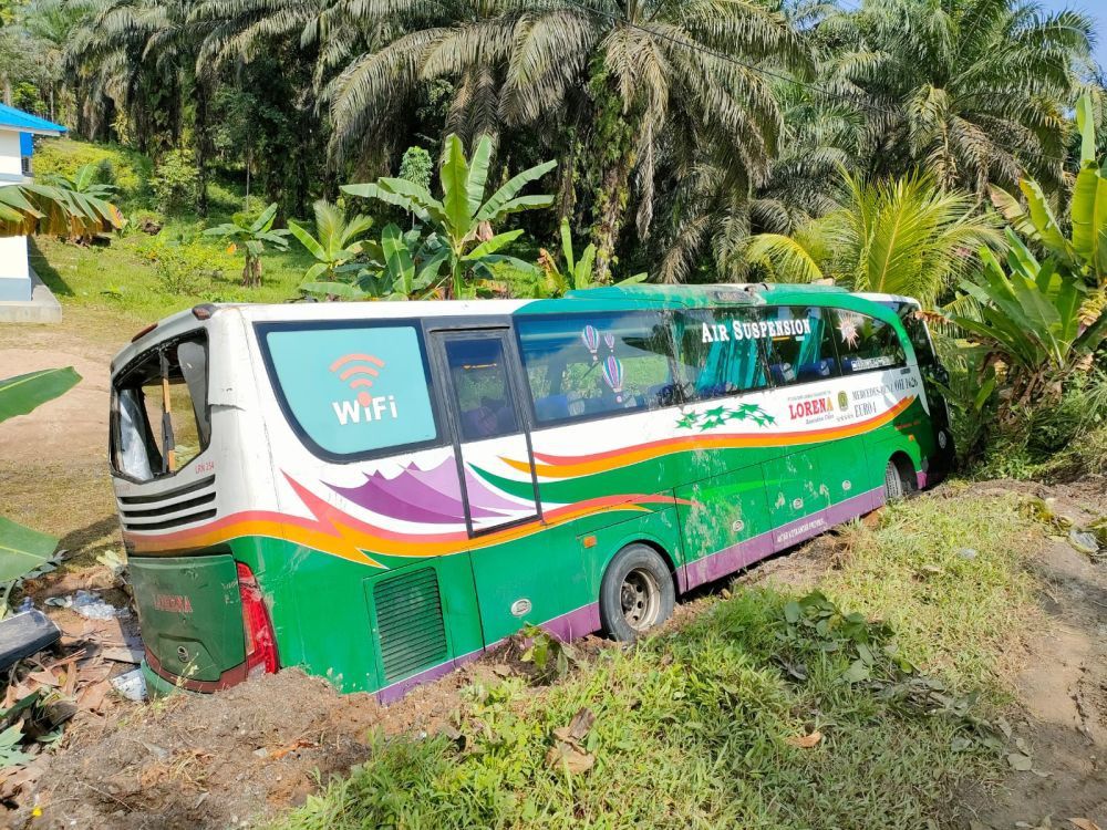 Bus Lorena Kecelakaan di Riau, Dua Penumpang Asal Jambi Meninggal