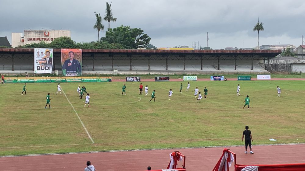 Kalahkan Merangin 2-1, Kerinci Lolos ke Semi Final Cabor Sepakbola Porprov Jambi