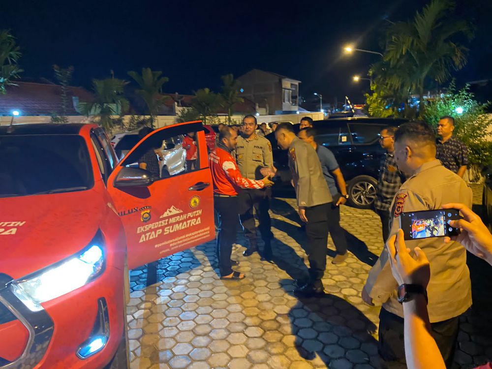 Tim Ekspedisi Merah Putih Atap Sumatera Tiba di Kerinci