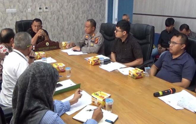 Pemkab Muaro Jambi bersama pihak terkait menggelar rapat koordinasi penanggulangan dan pencegahan pencurian objek diduga cagar budaya di wilayah Kecamatan Kumpeh