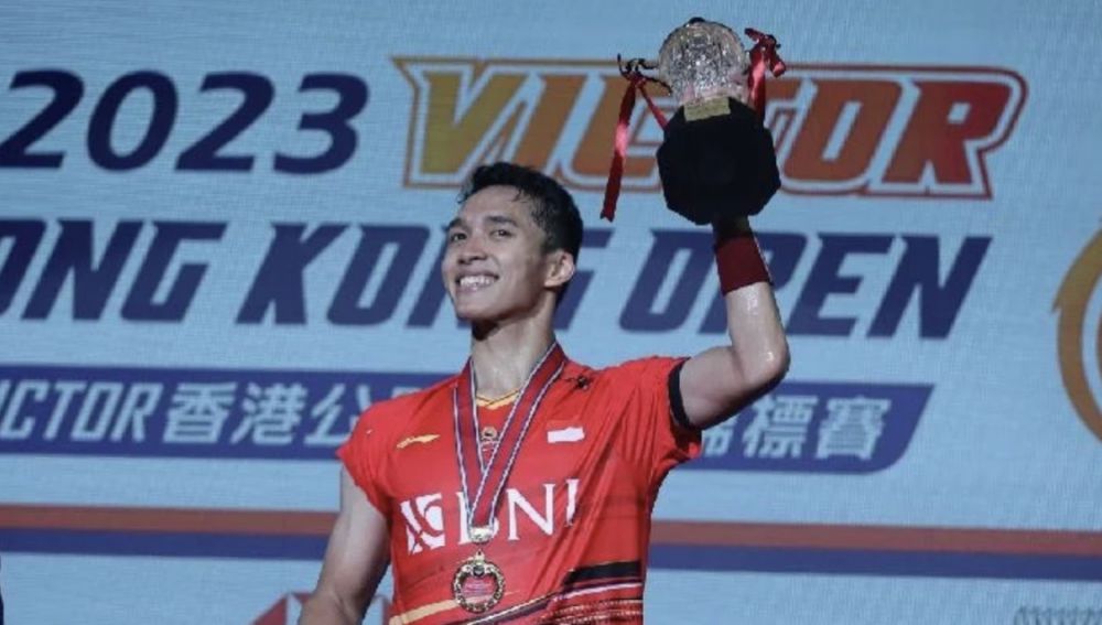 Tunggal putra Indonesia, Jonatan Christie .