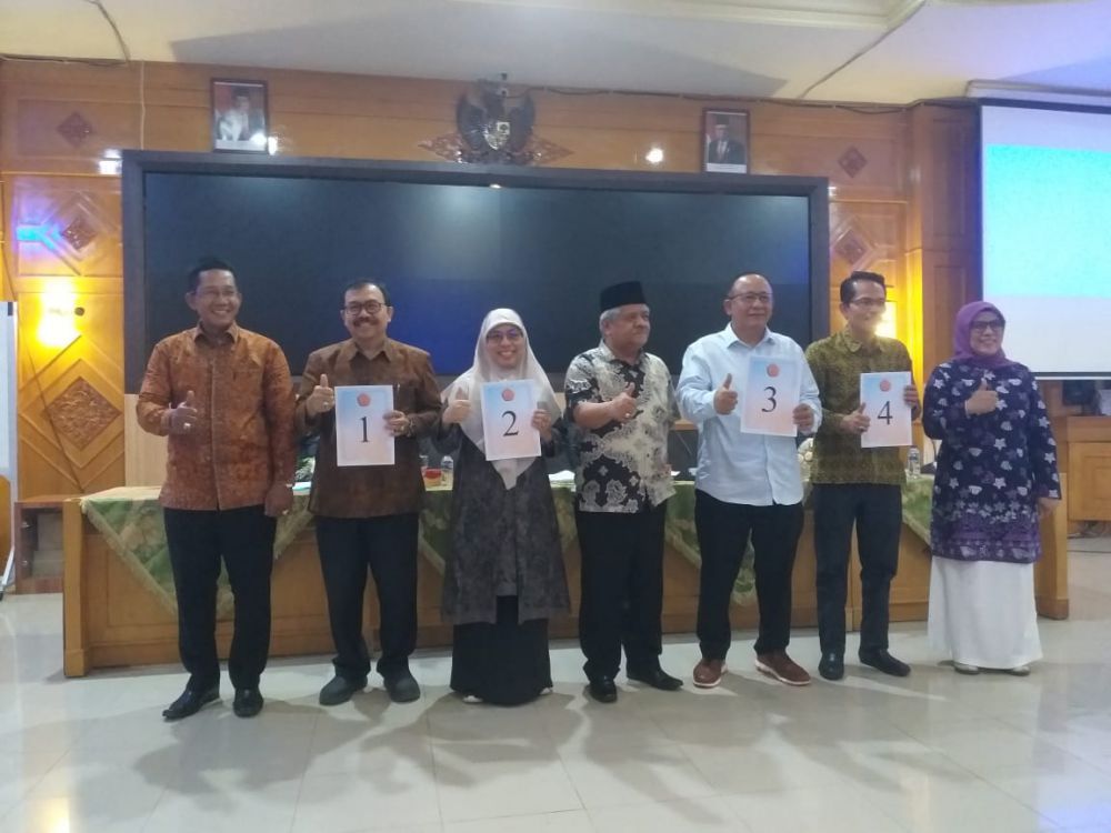 Pencabutan Nomor Urut Bacarek Unja Rampung Digelar.