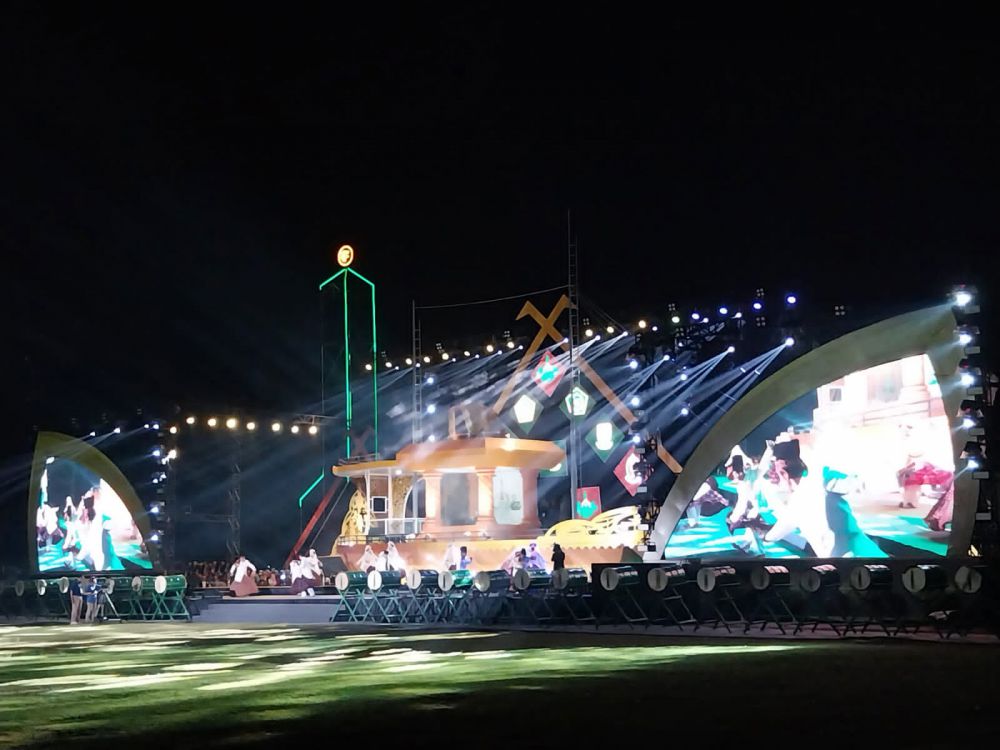 Disuguhi Pertunjukan Cahaya ! Kafilah 34 Provinsi Resmi Jadi Peserta STQH XXVII di Jambi, 4 Provinsi Jadi Peninjau
