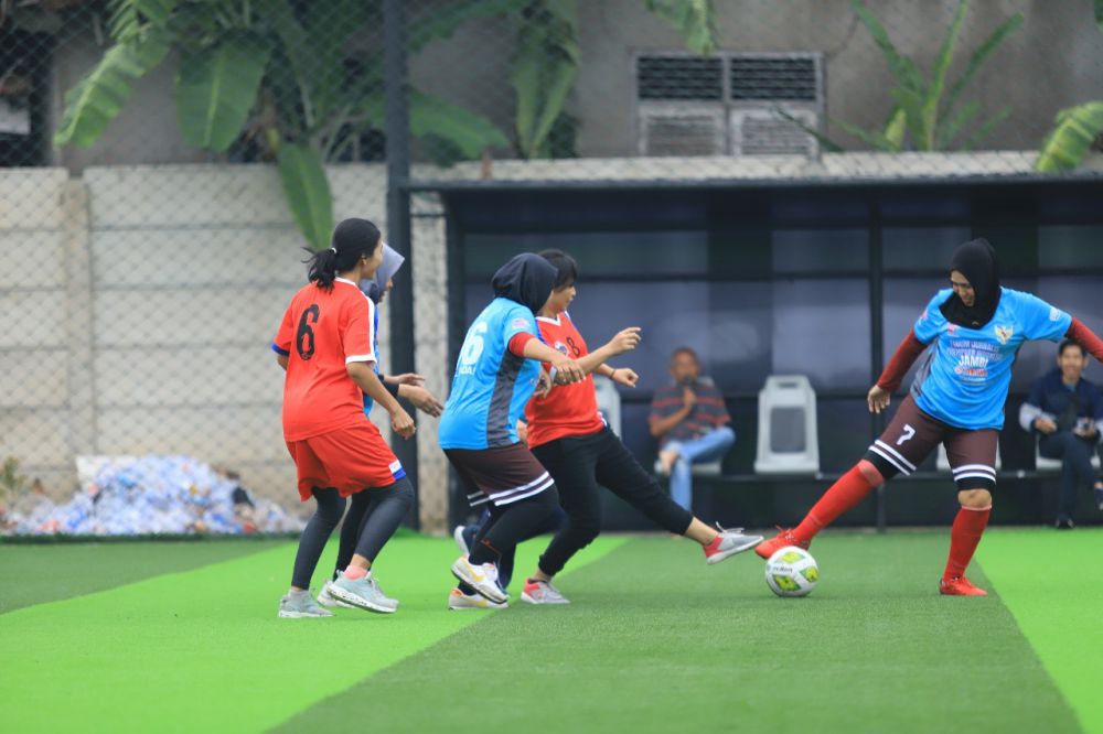 Yamaha Apresiasi Pertandingan Mini Soccer Jurnalis Perempuan Jambi