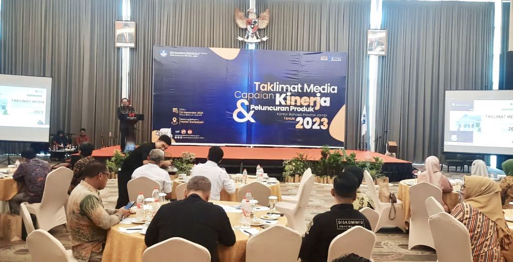 Kantor Bahasa Provinsi Jambi Gelar Taklimat Media.