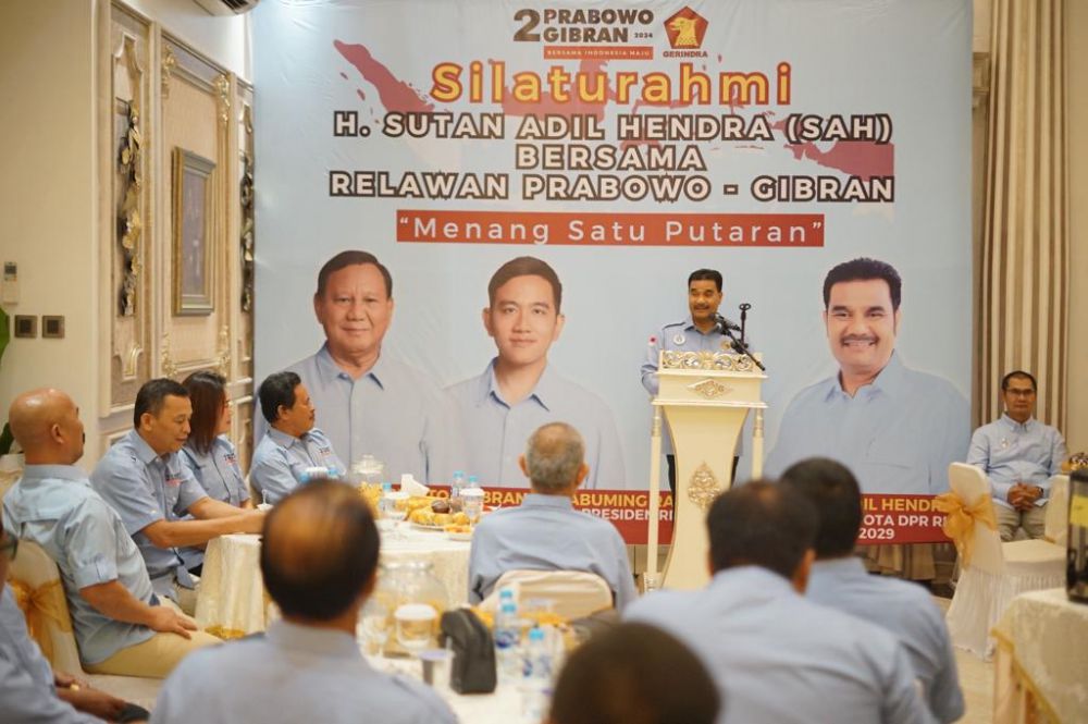 Ketua DPD Partai Gerindra Provinsi Jambi yang juga Anggota DPR RI Dr. Ir. H. A.R. Sutan Adil Hendra, MM