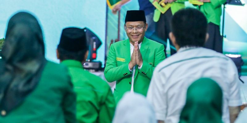 Pelaksana tugas (Plt) Ketua Umum Partai Persatuan Pembangunan (PPP) Muhamad Mardiono menghadiri acara silaturahmi dan temu kader se-Jambi di Gedung Pemuda Kabupaten Batanghari.