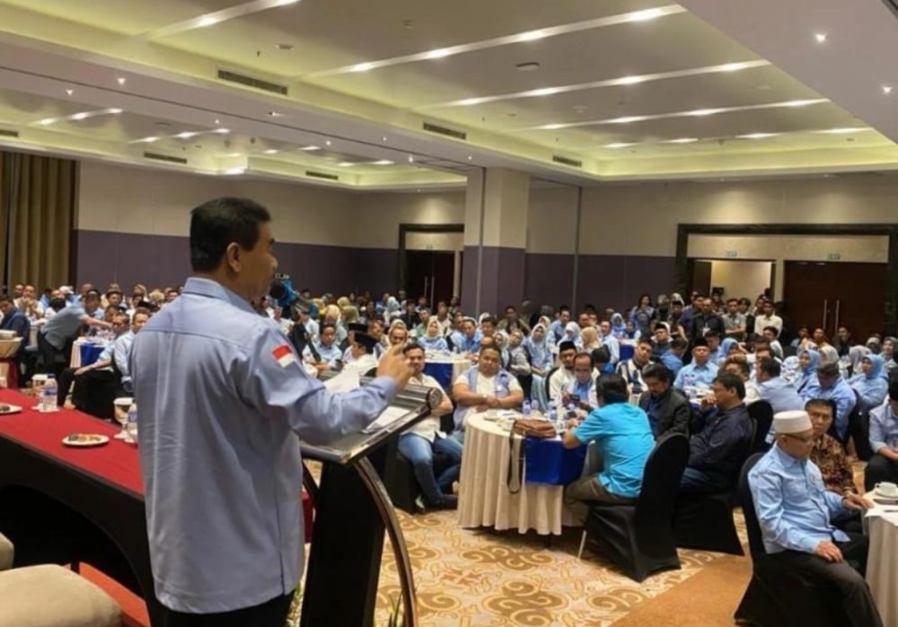 Ketua DPD Partai Gerindra Provinsi Jambi Dr. Ir. H. A.R. Sutan Adil Hendra, MM menggelar acara silaturahmi bersama relawan Prabowo-Gibran.