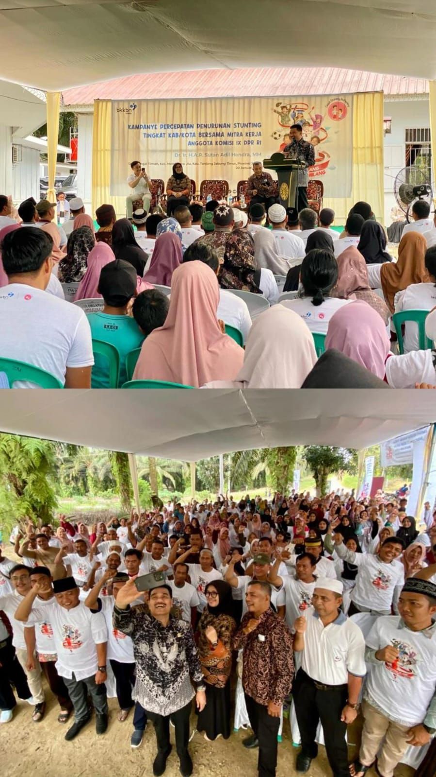 Anggota Fraksi Partai Gerindra DPR RI, Dr. Ir. H.A.R. Sutan Adil Hendra, MM menyapa masyarakat dalam sebuah kegiatan resesnya. 