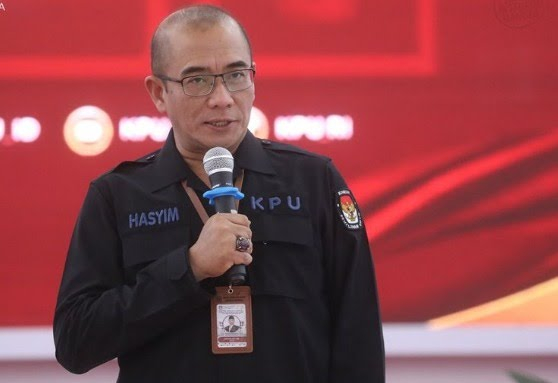 Ketua KPU Hasyim Asy’ari.