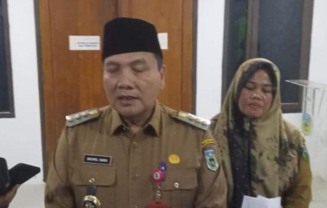 Pj Bupati Sarolangun saat diwawancara beberapa waktu lalu 