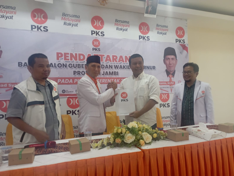 Kembalikan Formulir, Romi Ajak PKS Berkoalisi Bangun Provinsi Jambi