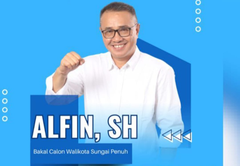 Survei Terbaru Bakal Calon Walikota Sungai Penuh Alfin, Begini Hasilnya.. 