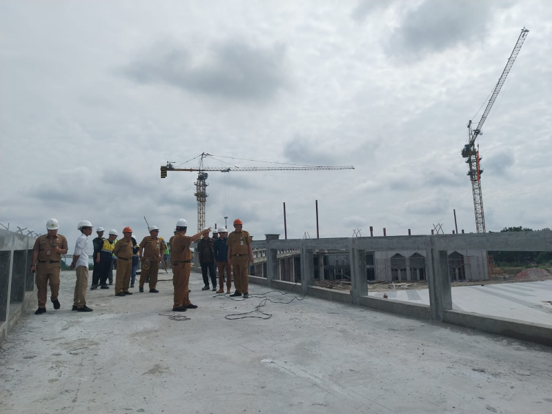 Progres Islamic Center Capai 60 Persen, Tambah 1 Crane Tower Makin Percepat Pekerjaan