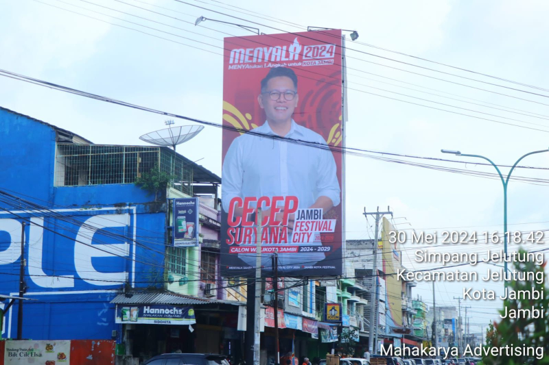 Maju di Pilwako Jambi, Cecep Suryana Usung Tagline Jambi Festival City