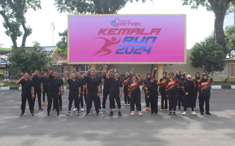 Polda Jambi Kirim 31 Peserta Ikuti Semarak Kemala Run 2024