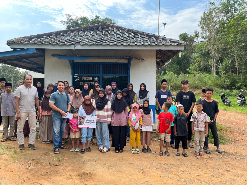 PEP Jambi Berbagi dengan 240 Anak Yatim di Momen Kebahagiaan Idul Adha