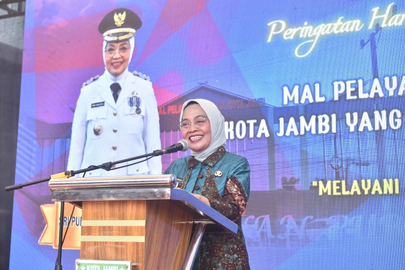 Pemerintah Kota Jambi menggelar acara selamatan HUT Mal Pelayanan Publik (MPP) ke-2, Kamis (27/6/2024).