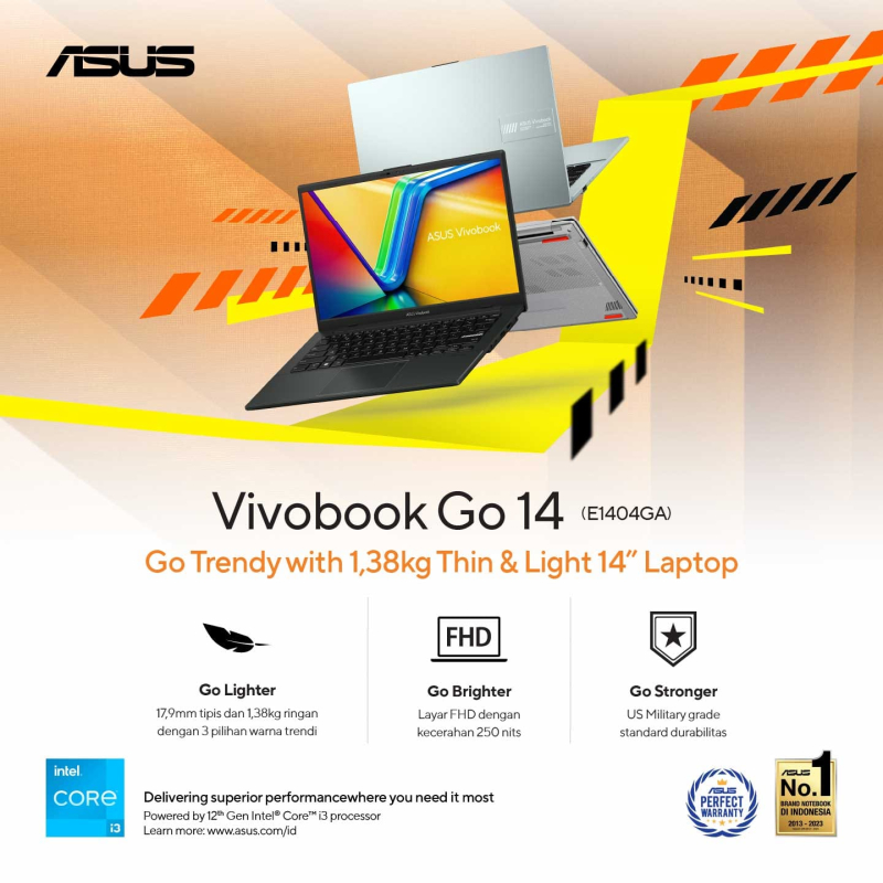 Alasan Mengapa ASUS Vivobook Go 14 E1404 Cocok Menjadi Laptop Pelajar

