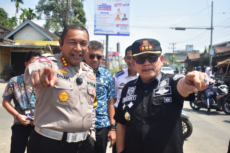 Kerap Terjadi Kemacetan di Jembatan Auduri 1, Dirlantas Polda Jambi Survei Penyebab Kemacetan dan Berikan Solusi

