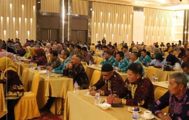 Kegiatan Bimtek Teknis Peningkatan Kapasitas Aparatur BPD dalam Penyusunan Peraturan Desa dan Pemahaman U–U Nomor 3 Tahun 2024.