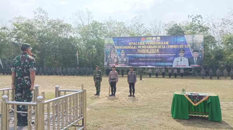 Persiapan 100 Persen, Pj Bupati Muarojambi Akan Buka TMMD ke-121 di Desa Sukamaju