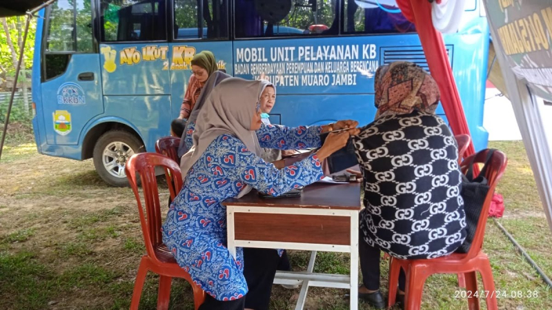 Satgas TMMD ke-121 Kodim 0415/Jambi gelar Penyuluhan KB dan Kesehatan