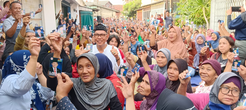 Bertemu Masyarakat di Cempaka Putih, Warga Doakan H Abdul Rahman Jadi Walikota Jambi