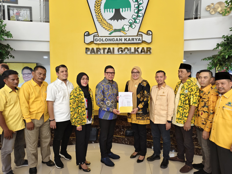 Dillah Hich-Muslimin Tanja Resmi Diusung Golkar di Pilkada Tanjabtim