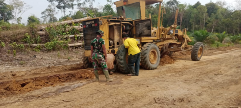 H 18  TMMD 121, Sasaran Fisik Pembukaan Jalan Capai 73 Persen Pengerjaan