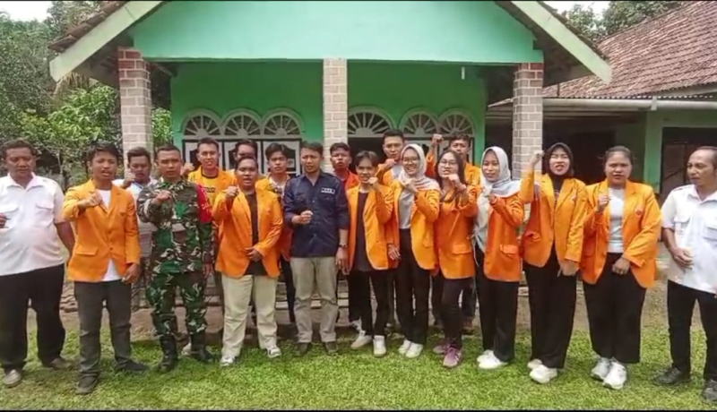 Peran Besar Mahasiswa UNJA Dalam Program TMMD 121 Kodim 0415/Jambi