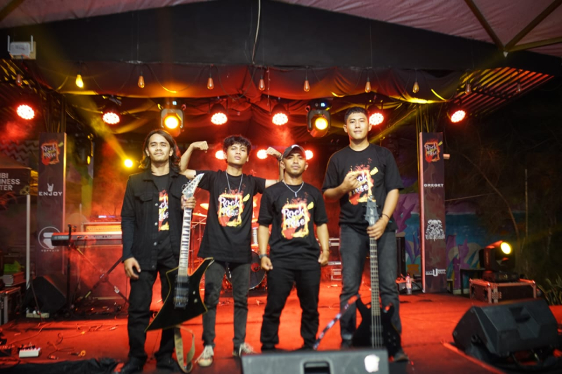 Rock Rise Vol IV Sukses, Ditutup Hentakan Band Metalcore Jambi