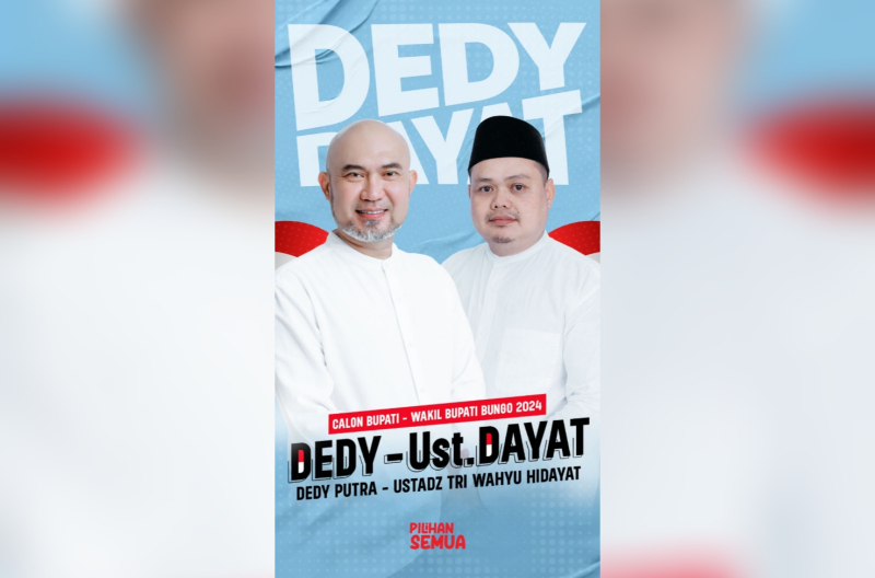 Gandeng Ustad Hidayat, Dedy Putra Optimis Bertarung di Pilkada Bungo