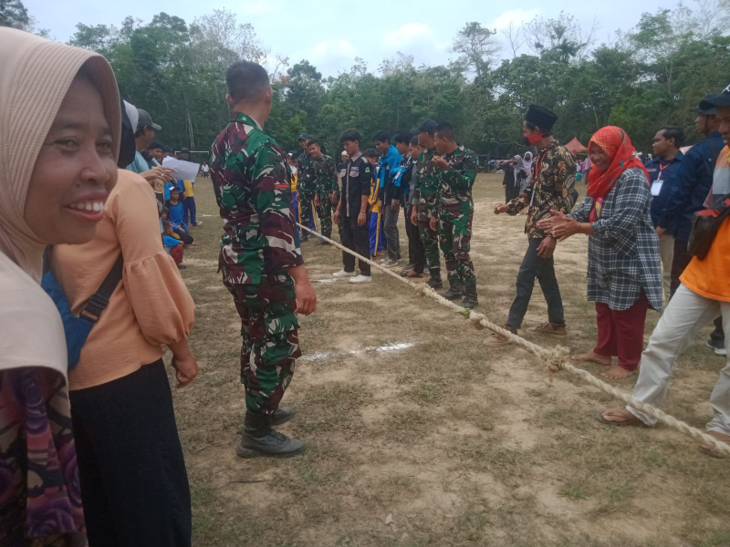 Semarak HUT RI 79, Satgas Adakan Lomba di Titik Sasaran TMMD 121 Kodim Jambi